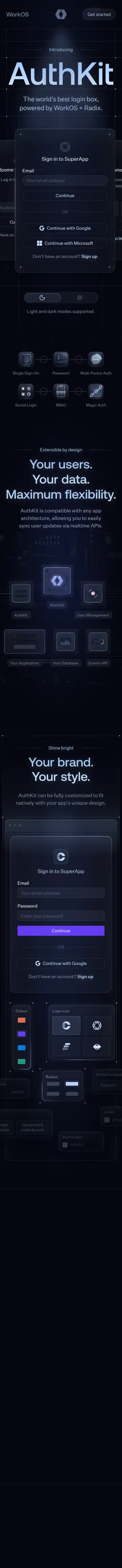 AuthKit preview (mobile)