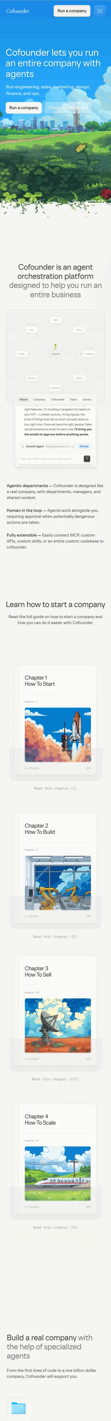Cofounder preview (mobile)