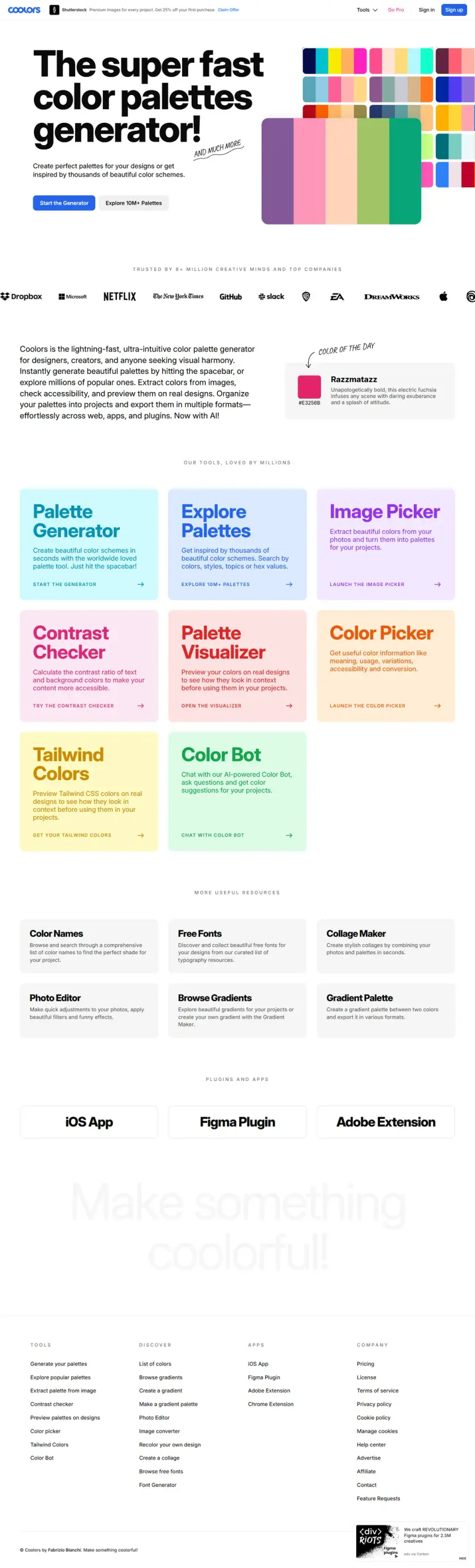 Coolors preview