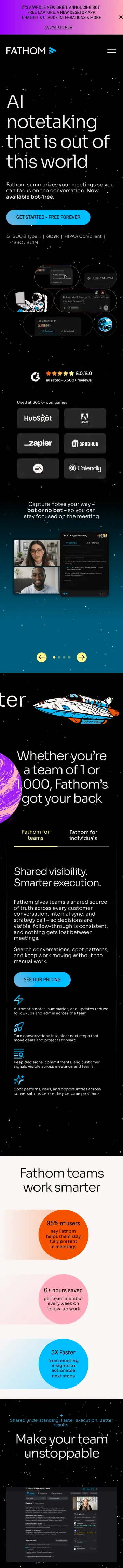 Fathom preview (mobile)