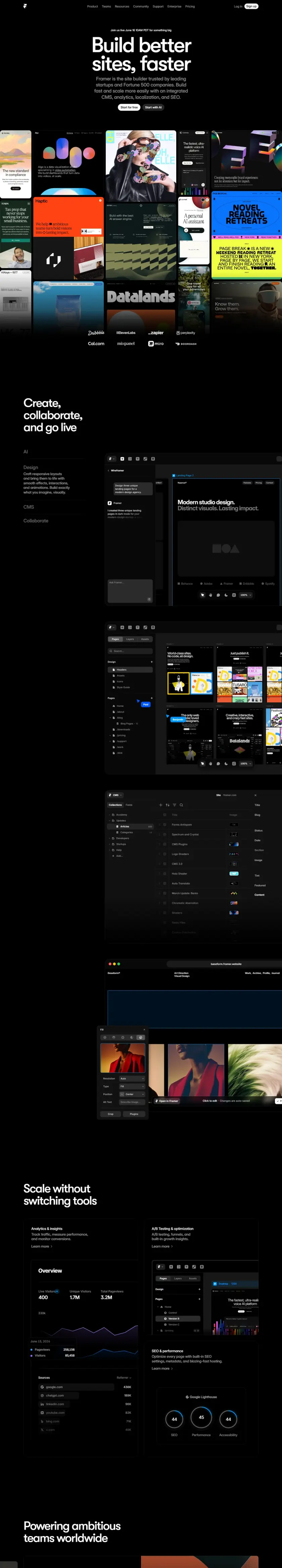 Framer preview