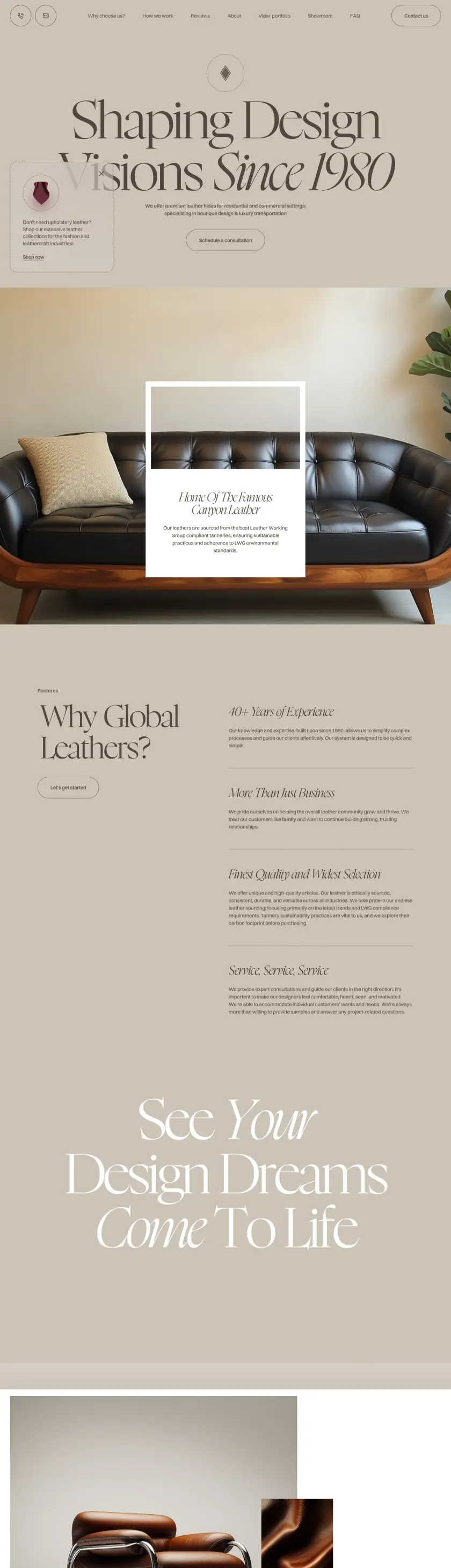 Global Leathers preview