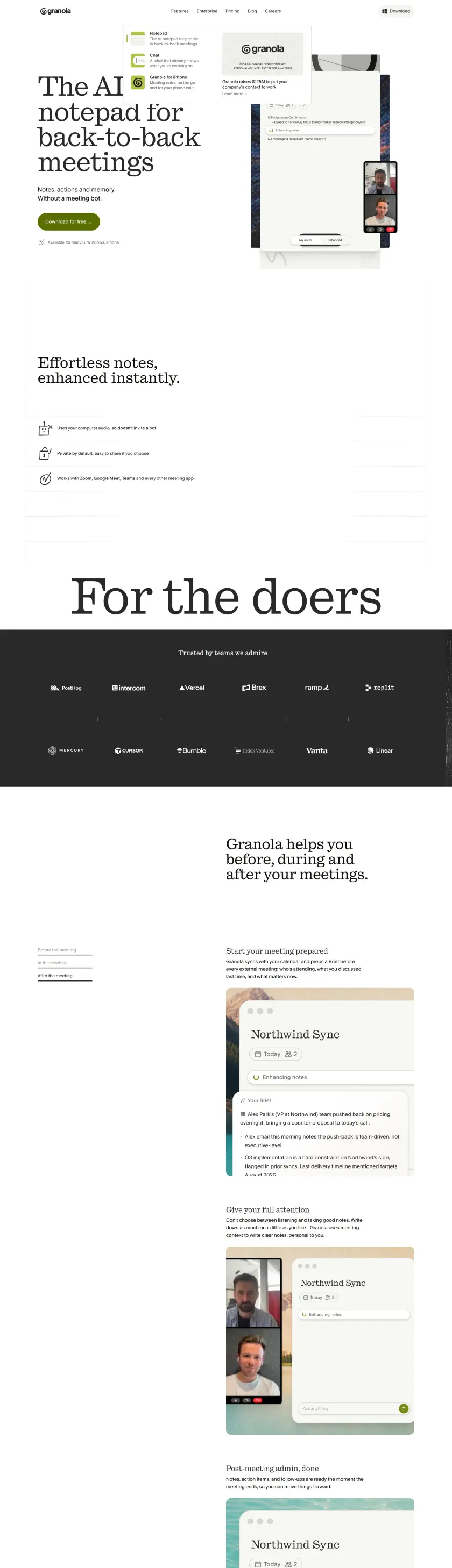 Granola preview