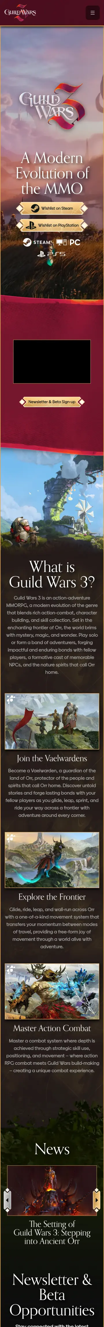 Guild Wars 3 preview (mobile)