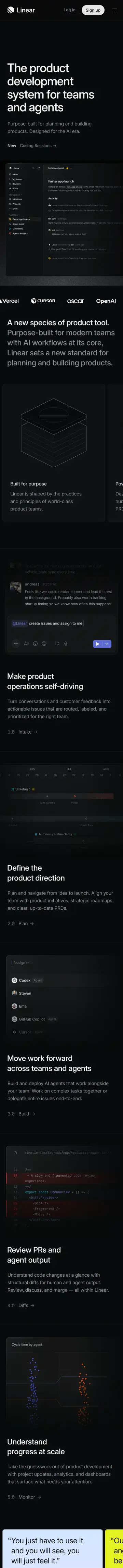 Linear preview (mobile)