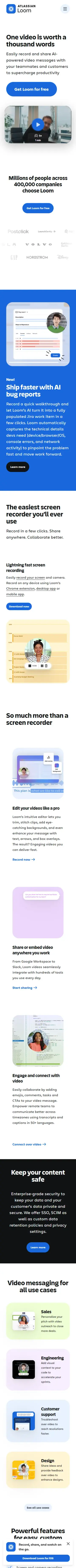Loom preview (mobile)